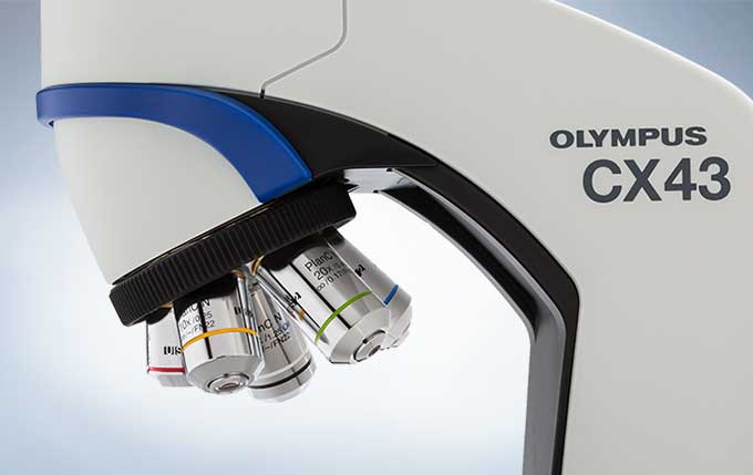 奥林巴斯显微镜CX43使用多达五个物镜