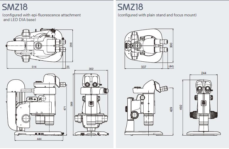 SMZ18�ߴ�ͼ
