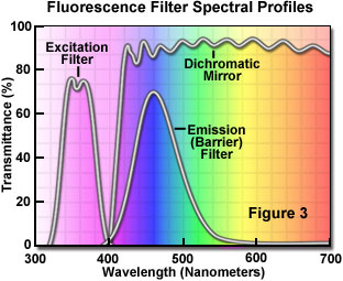 荧光滤光片光谱分布