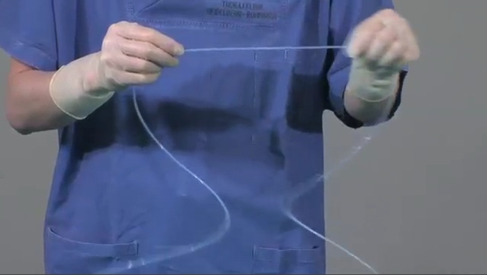 超声内镜水囊鞘管组装